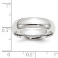 thumbnail image 3 of 14k White Gold 6mm Comfort-Fit Band Size 4.5, 3 of 3