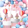 thumbnail image 3 of tredstone Hot air balloon paper string flower flag+55cm 21 inch, 3 of 9
