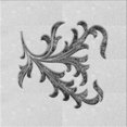 thumbnail image 1 of Ahgly Tapis d'Intérieur Lavable en Machine Carré Transitionnel Gris Platine, 6 Pieds Carré, 1 of 7