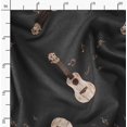 thumbnail image 2 of Soimoi Cotton Poplin Fabric Notes & Guitar Musical Instrument Printed Craft Fabric by The Yard 56 Inch Wide, 2 of 5