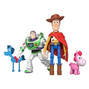 Disney et Pixar Toy Story 5 Boisé & Buzz Lightyear Playscale Toy Faites votre valise, 7 Chiffres d'action de pouce - Exclusivité Walmart