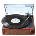 thumbnail image 1 of VEVOR Bluetooth Vinyl Record Player 3-Speed Belt Driven Turntable 10W Speakers, 1 of 9