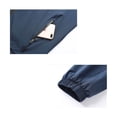 thumbnail image 4 of LSLJS Men Velvet ski Outdoor Sports Pocket Hooded Mountaineering Jacket( Blue, XXL), 4 of 8