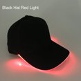 thumbnail image 1 of Fashion Unisex Solid Color LED Luminous Baseball Hat Christmas Party Peaked Cap, 1 of 10