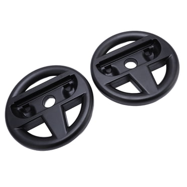 Volant de Jeu de Course, Volants de Manette de Jeu Ergonomiques 2 Pcs Ajustement Précis Sécuritaire Compact pour Réunion de Famille Noir
