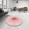 thumbnail image 4 of Ahgly Tapis Rectangulaire Lavable en Machine Intérieur Transitionnel Rouge Pastel Rose, 6 Pieds x 9 Pieds, 4 of 7