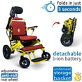thumbnail image 3 of MAJESTIC IQ-8000 New Remote & Joystick Controlled Mobility Aid Lightweight Foldable Electric Wheelchair, 3 of 6