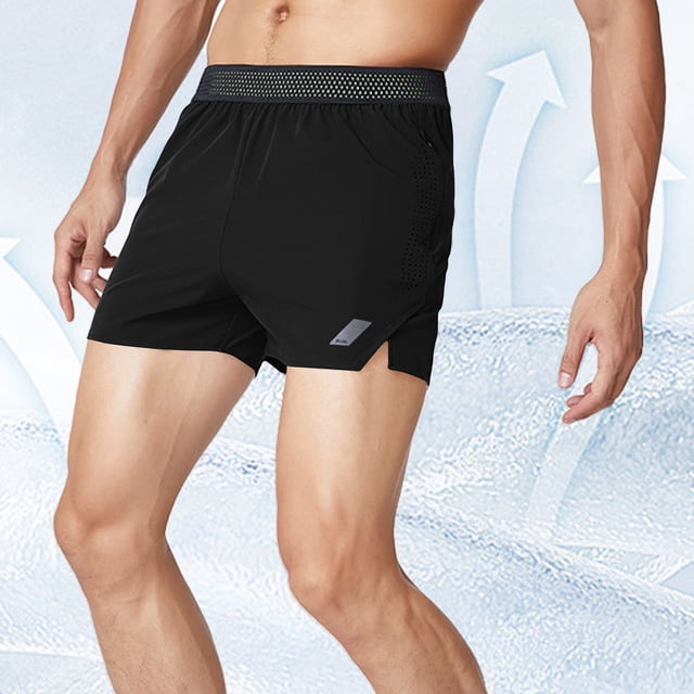 AherBiu Plus Size Gym Shorts for Men Quick Dry Lightweight Breathable Athletic Running Basketball Shorts with Pockets