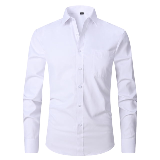 RXIRUCGD Chemise Cardigan pour Homme, Mode, Uni, Col Rabattu, Haut de Bureau, Chemise à Boutons, Beige, Taille : S