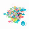 thumbnail image 3 of 500 Pack - Colorful Luminous Garden Outdoor Decoration Fish Tank Aquarium Glow Stones - Path Lighting Versatile Landscape Accents Long, JKODE, 3 of 9