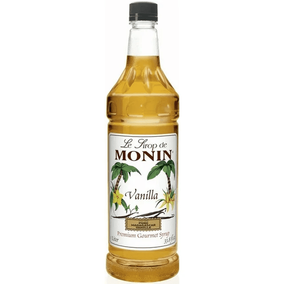 Monin Sirop de Vanille, Bouteille de 1 Litre