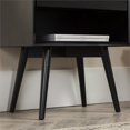 thumbnail image 4 of Mid Century Modern 1-Drawer Bedroom Nightstand in Black, 4 of 14
