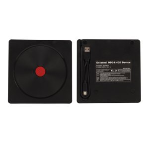 External DVD Drive, Multifunctional External Bluray Drive USB 3.0 Wide Compatibility Ultra Thin Compact  for Computers for VCD