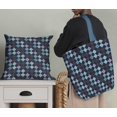thumbnail image 5 of Soimoi Poly Georgette Fabric Argyle Check Print Fabric by The Yard 52 Inch Wide, 5 of 5