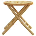 thumbnail image 3 of vidaXL Folding Garden Table Ø45x45 cm Bamboo, 3 of 5