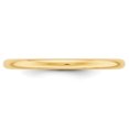thumbnail image 4 of Alliance de Mariage Demi-Ronde 2 mm en Or Jaune 14 K, 4 of 5