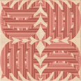 thumbnail image 1 of Ahgly Company Machine Washable Indoor Square Transitional Light Salmon Pink Area Rugs, 4' Square, 1 of 7