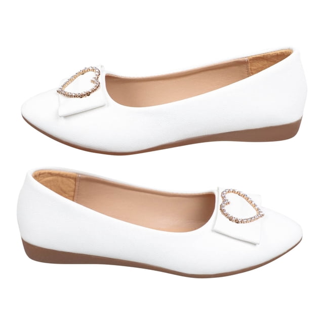 LSLJS Talon Plat Incliné Pointu Chaussures Simples pour Femmes Amour Semelle Arquée Peu Profonde Chaussures de Travail, Chaussures Simples pour Femmes