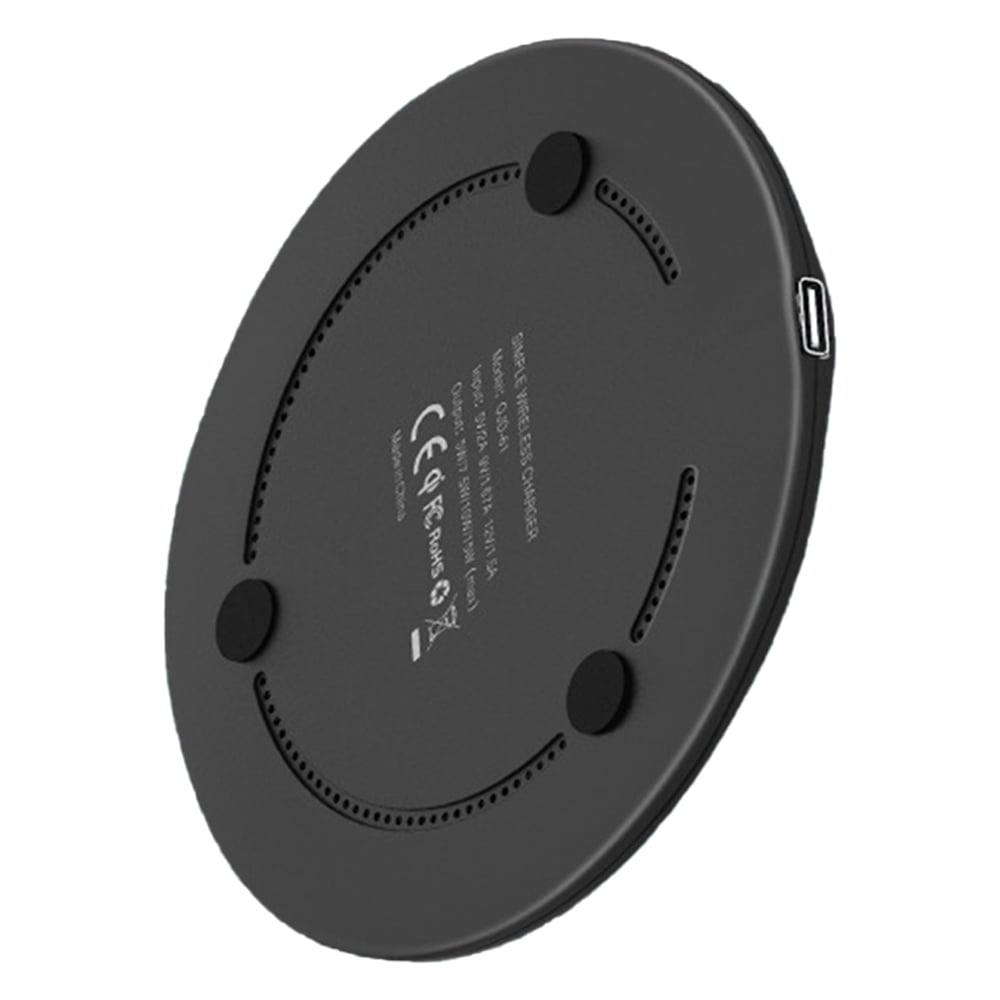 Qi Wireless Charger 15W Thin Round Control Technology Fast Charging Pad