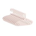 thumbnail image 1 of 10Pcs Baby Clothes Hangers Stackable Good Load-bearing Non-Slip High Toughness Smooth Surface Save Space Scalable Pants Clothes Drying Racks Kids Hangers Bathroom Supplies, 1 of 8