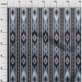 thumbnail image 2 of oneOone Cotton Silk Fabric Stripe & Geometric Ikat Decor Fabric Printed BTY 42 Inch Wide, 2 of 4