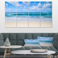 thumbnail image 1 of Design Art - Plage Tropicale Bleu Serein, 1 of 3
