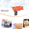 thumbnail image 4 of Coussin Chauffant pour Chaise 3 Températures Réglables USB Coussin Chauffant Portable Pliable pour Bureau Pêche Stade, 4 of 8