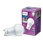 PHILIPS 8.8W A19 GU24  LED bulb (Bright White)