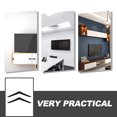 thumbnail image 3 of FUTUREORYY 1 Pair Smart Tv Stand Adjustable Angles Black PP To Secure Television, 3 of 8