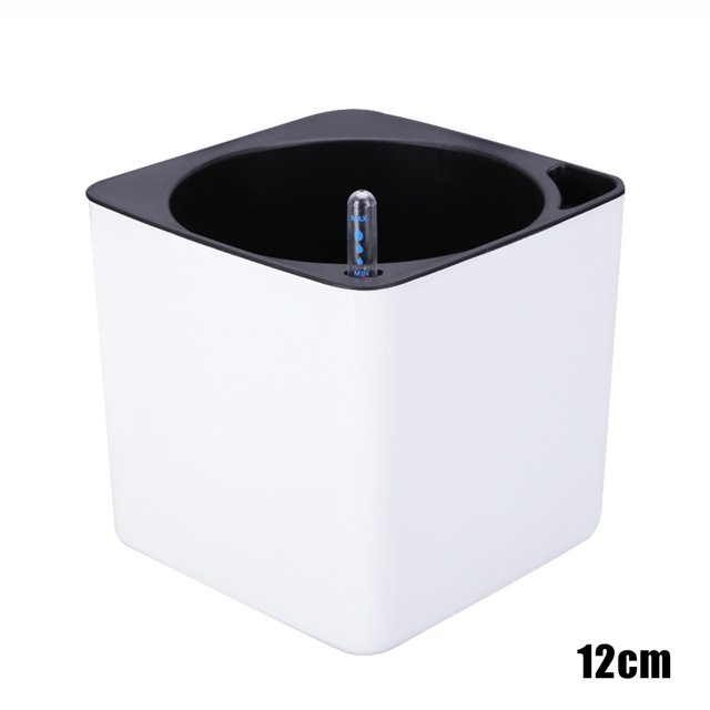 CAROOTU Pot de Fleurs Irrigation Automatique par Absorption d'Eau avec Récipient d'Eau pour Plantes Vertes Succulentes