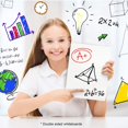 thumbnail image 2 of Dry Erase Lapboard 9 X 12 Inch Large 2 Pack Double-sided Whiteboard, 2 of 5