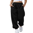 thumbnail image 4 of Pantalons de Jogging/Dance Décontractés en Coton pour Femmes Taille Haute, 4 of 4