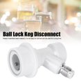 thumbnail image 4 of Stainless Steel Homebrew Beer Keg Connector with Plastic Ball Lock for Secure Dispensing and Long-Lasting Use, 4 of 7