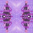 thumbnail image 1 of Ahgly Tapis d'Intérieur Lavable en Machine Carré Transitionnel Violet Orchidée Foncé, 5 Pieds Carré, 1 of 7