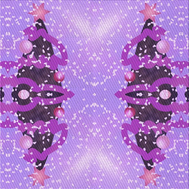 Ahgly Tapis d'Intérieur Lavable en Machine Carré Transitionnel Violet Orchidée Foncé, 5 Pieds Carré