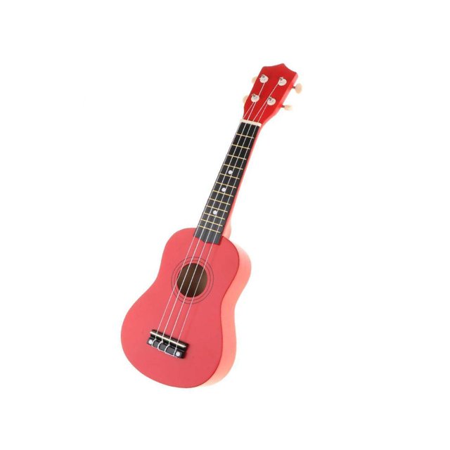 21 Inch 4 String Beginners Ukulele for Ukulele Hawaii Guitar Musical Instruments Red