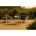 thumbnail image 2 of Meridian Furniture Nizuc Table Basse de Patio Extérieur en Bois Brun, 2 of 7