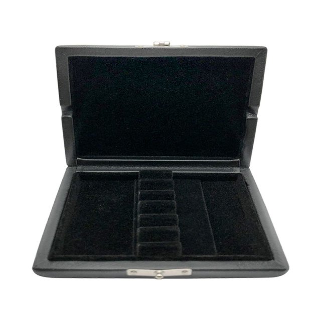 QualitChoice Roseaux Organisateur Roseaux Étui de Rangement de Protection PU Cuir Boîte de Transport