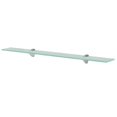 thumbnail image 1 of vidaXL Floating Shelf Glass 80x10 cm 8 mm, 1 of 3