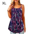 thumbnail image 1 of Hauts d'Été à Bretelles Col Rond Camisole Sans Manches Hauts Imprimés Sans Manches Femmes Vêtements pour Femmes, Type 6, TG, 1 of 7
