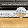 thumbnail image 3 of JV Home Area Rug Napoli Grey 5'3"x7'3" Washable Carpet Anti Slip, 3 of 6
