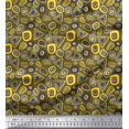 thumbnail image 1 of Soimoi Viscose Chiffon Fabric Geometric Small Fabric Prints by Yard 42 Inch Wide, 1 of 3