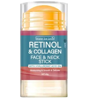 Water Ice Levin Retinol Lift-Look Firming-Look Cream Stick - Hydrating Daily Face Moisturizer for Soft, Smooth-Looking Skin, Korean Skincare, All Skin Types, 45g