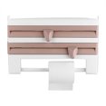 thumbnail image 2 of HURRISE Wall-Mount Sauce Bottle Storage Rack Paper Towel Holder Preservative Film Dispenser, Film Storage Rack, Preservative Film Dispenser, 2 of 7