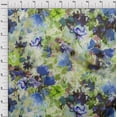 thumbnail image 4 of oneOone Cotton Poplin Light Green Fabric Abstract Floral Craft Projects Decor Fabric Printed By The Yard 42 Inch Wide, 4 of 4