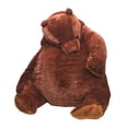 thumbnail image 1 of 100cm Simulation Djungelskog Brown Bear Giant Plush Teddy Bear Toy Stuffed Animals Soft Cushion Girl Kids Birthday Gift, 1 of 5