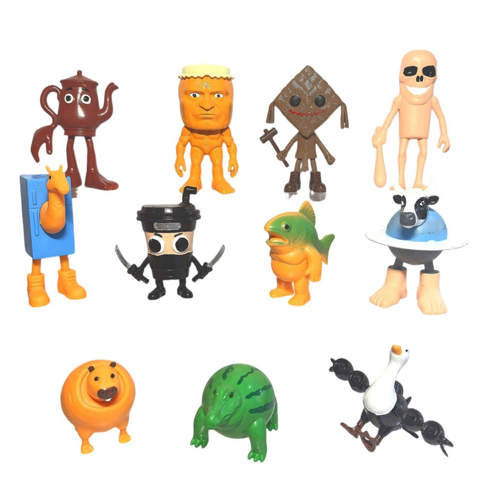 LOVEVER 24 Pack Tralalero Tralala Italian Brainrot Action Figures