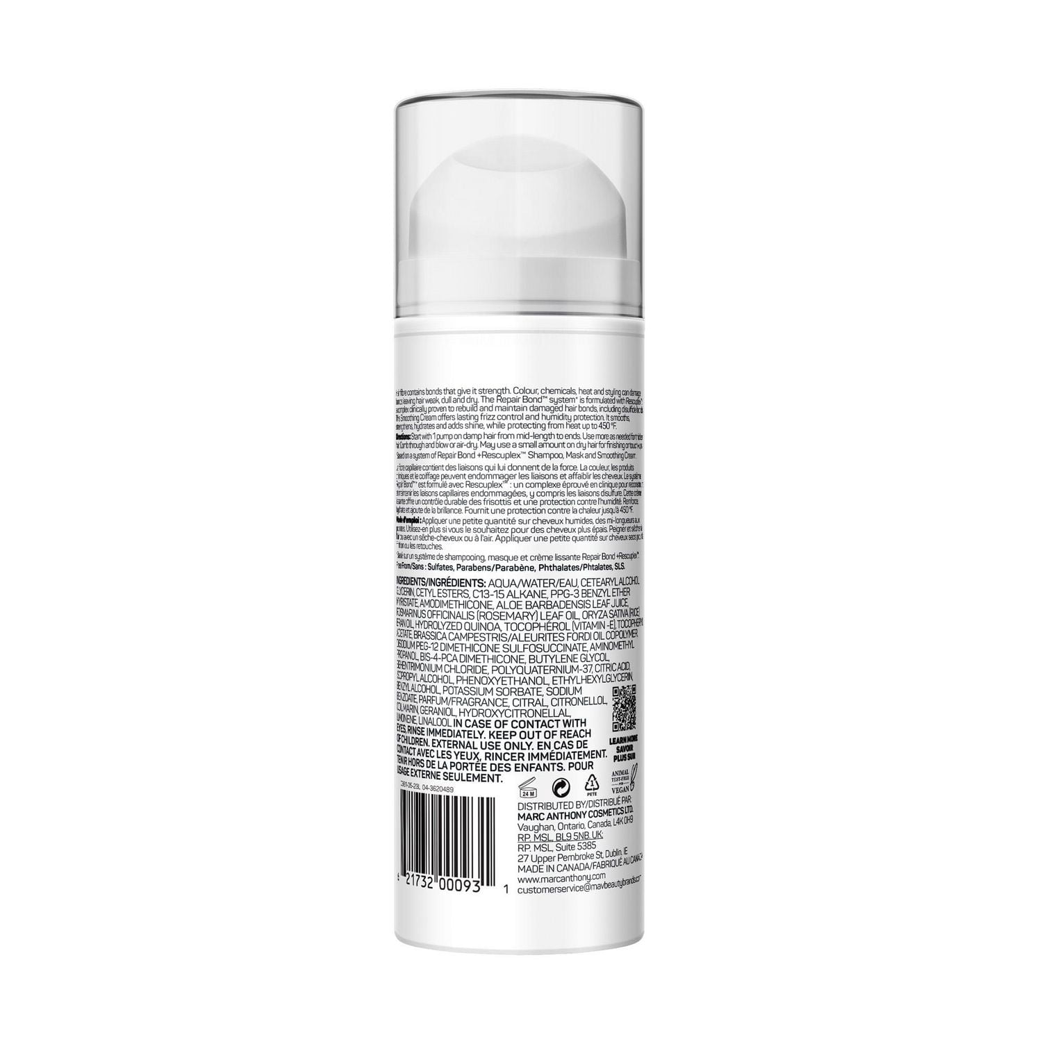 Marc Anthony® Repair Bond +Rescuplex™ Defrizzing Smoothing Cream