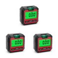 thumbnail image 2 of Shengyu 1/2/3 Level Box Protractor 490° Levels Gauge Bevel Gauges with Magnetic Base Electronic Angle Protractors Measuring Tools Red/Type 2 3PCS, 2 of 6