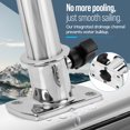 thumbnail image 3 of KNOX Raccord de Rail de Bateau pour Base d'Extension Supérieure de Bimini, Acier Inoxydable 316 Lourd, Raccord de Bride Supérieure, Bimini en T, Auvent pour Pontons, Bateaux à Rames et Yachts, Accessoires de Pont à Base 80°, Lot de 2, 3 of 7